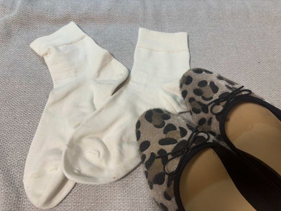 白ソックス、パンプス