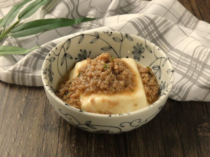 そぼろあんかけ豆腐