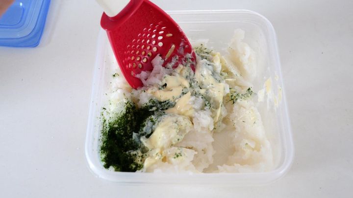 長芋と青のりのポテトサラダ