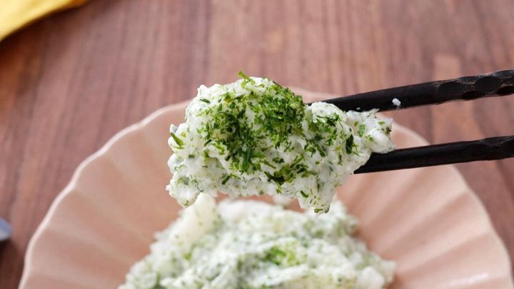 長芋と青のりのポテトサラダ
