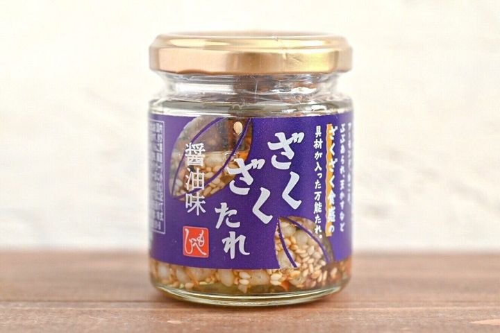 「ざくざくたれ　醤油味」のパッケージ