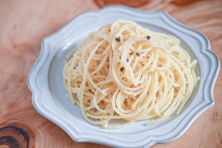 白トリュフバターのパスタ