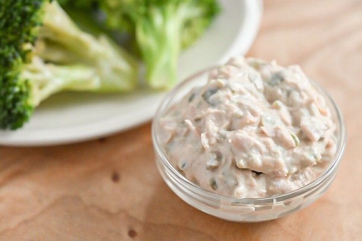 オリーブとツナ缶のチーズディップ