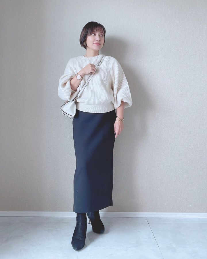 ユニクロスカート 丈短め