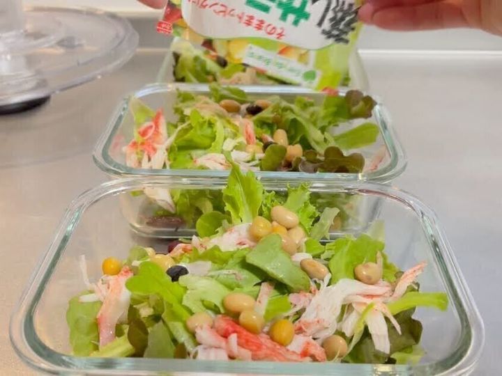 3日分の作り置きサラダ