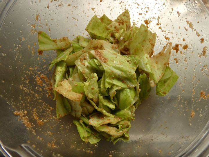 キャベツの中華胡麻和え3