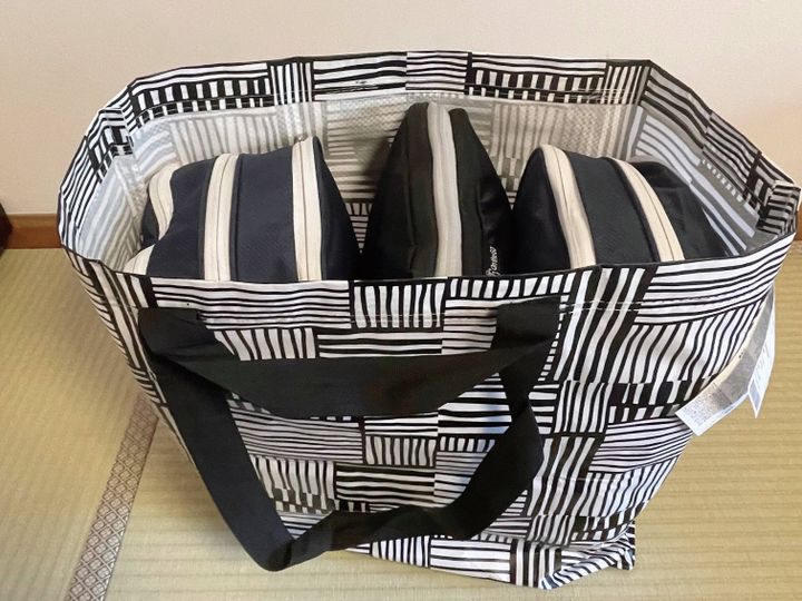 IKEAのビニールバッグが使える!