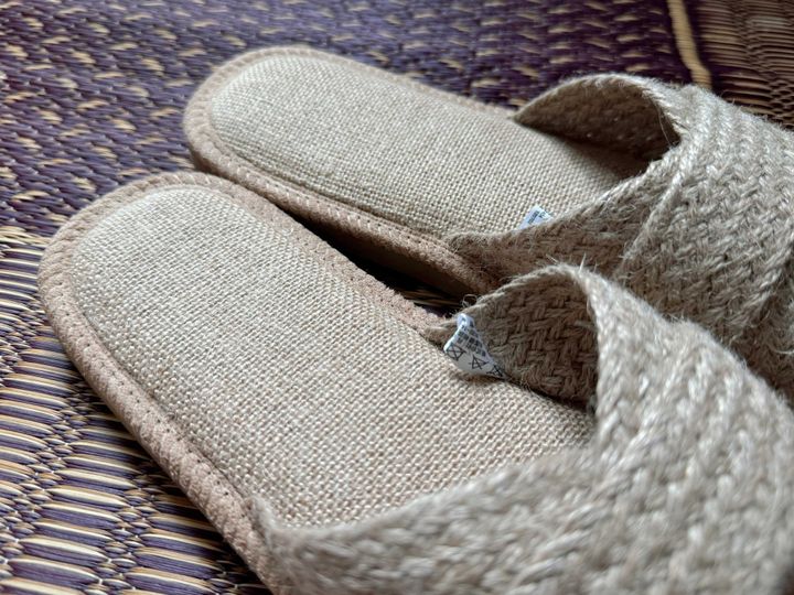 無印良品の「ジュート麻スリッパ」チクチクしない!