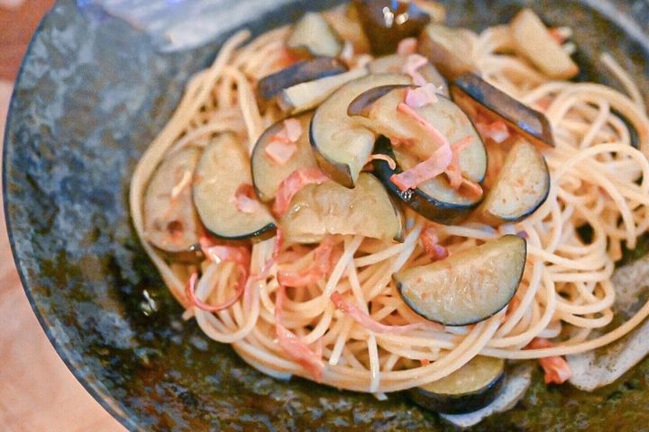 赤味噌パスタ