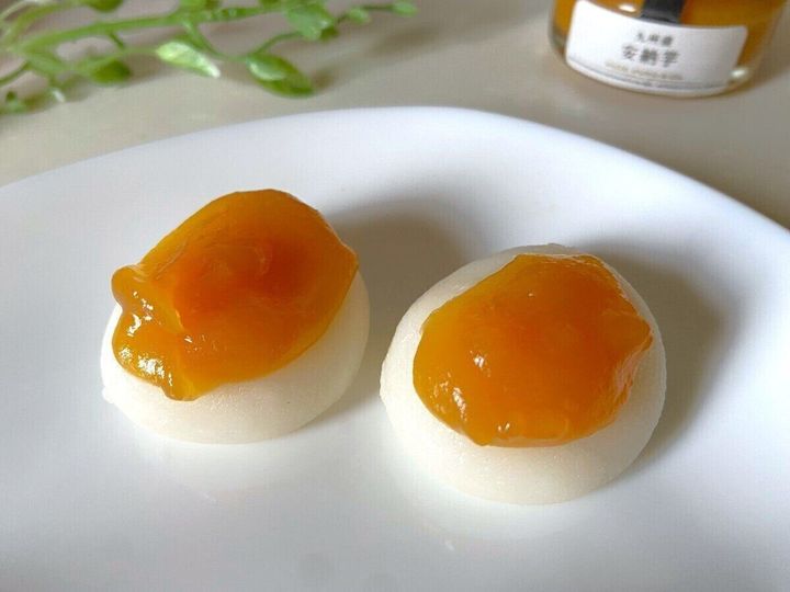 お餅にのせて