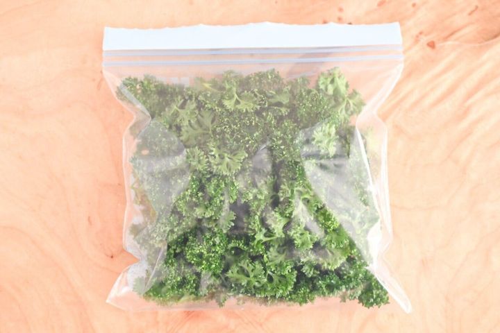 保存袋に入ったパセリ