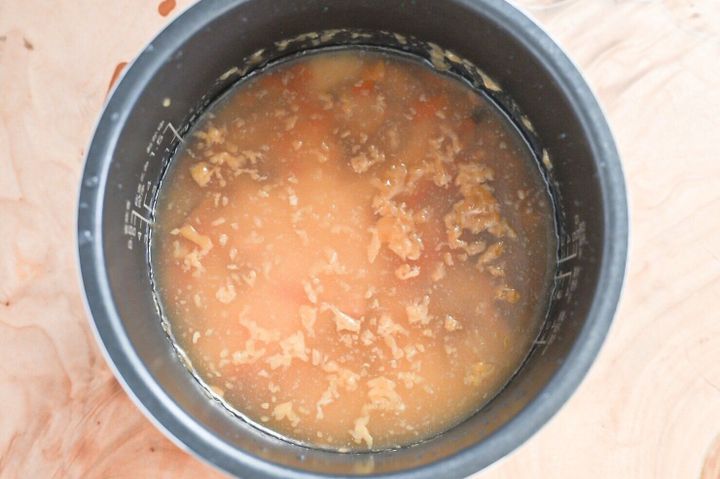 炊飯前の中華おこわ