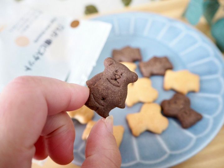 無印良品「てんさい糖ビスケット」開封後写真