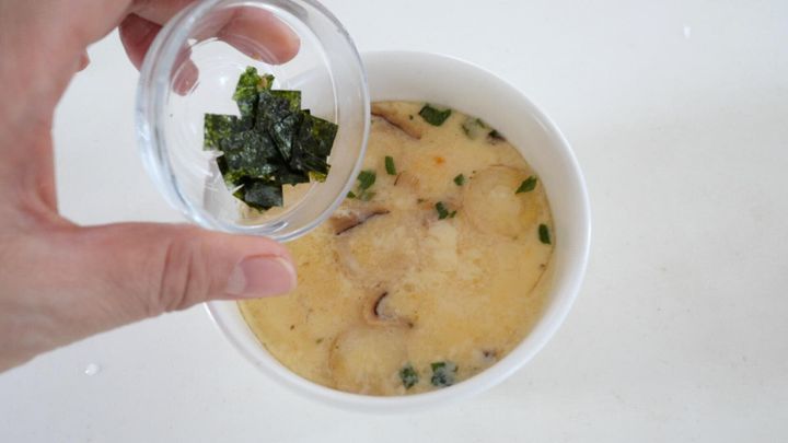 お吸いものの素で作る茶碗蒸し