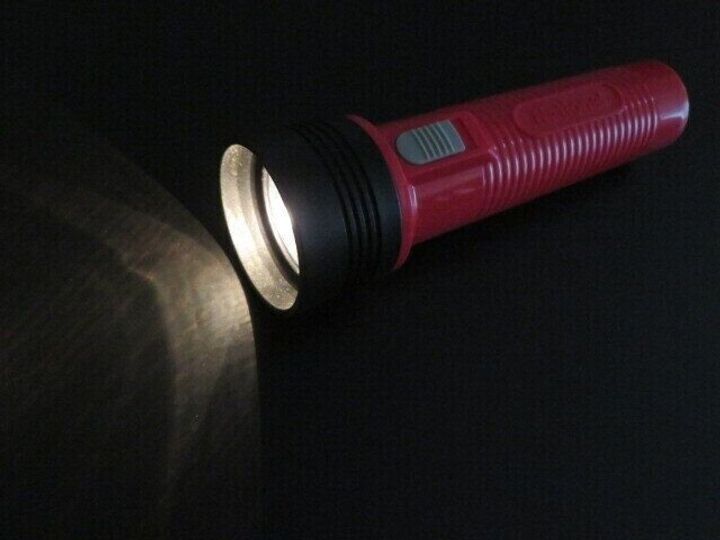 小さくして失敗1:懐中電灯