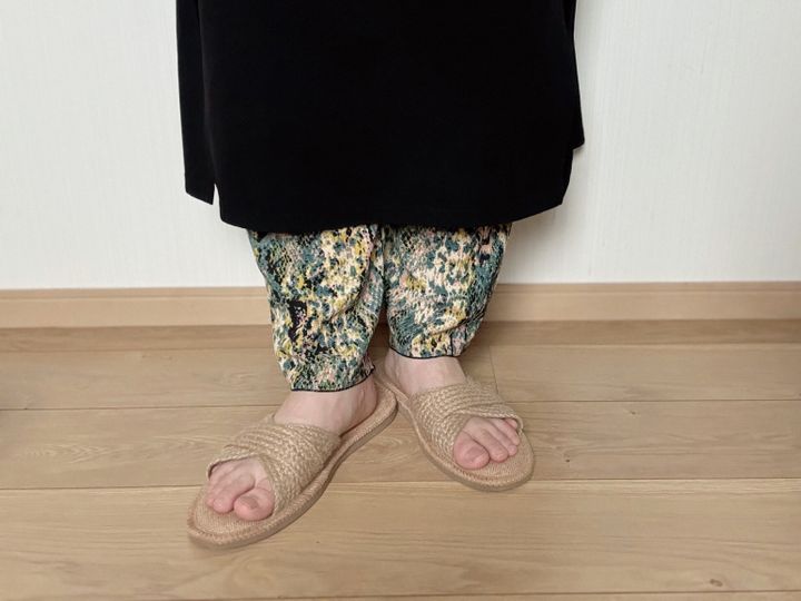 サンダルっぽく履ける「ジュート麻スリッパ」