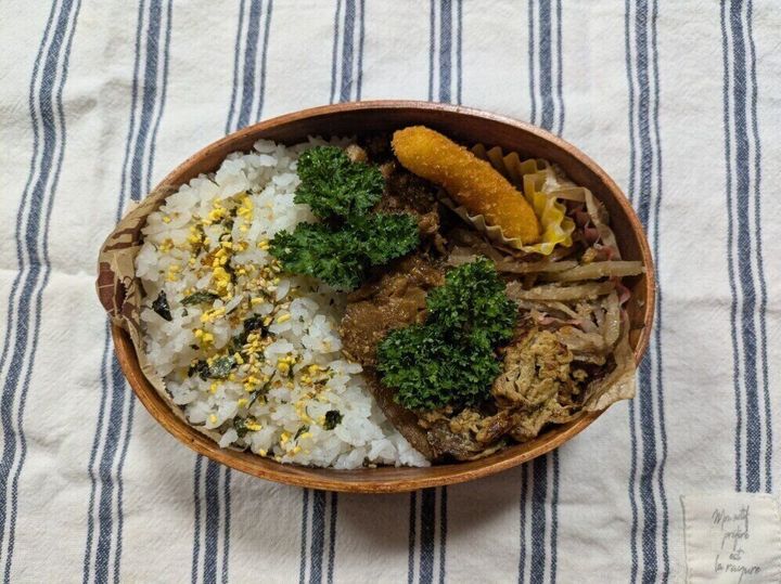豚肉とごぼうの生姜煮弁当