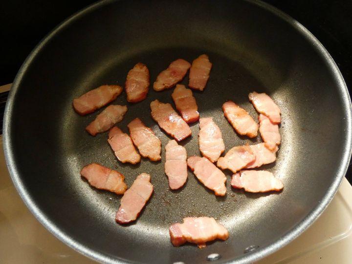 ベーコンとかぼちゃのサラダ