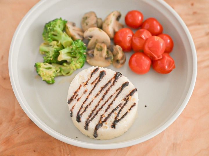 電子レンジで作ったワンプレートごはん