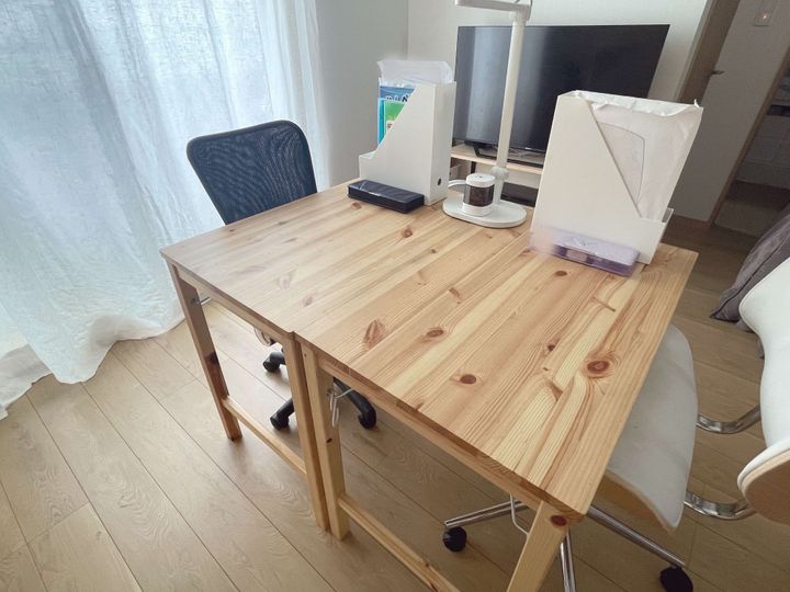 2.宿題のじかんは親も仕事や勉強をする