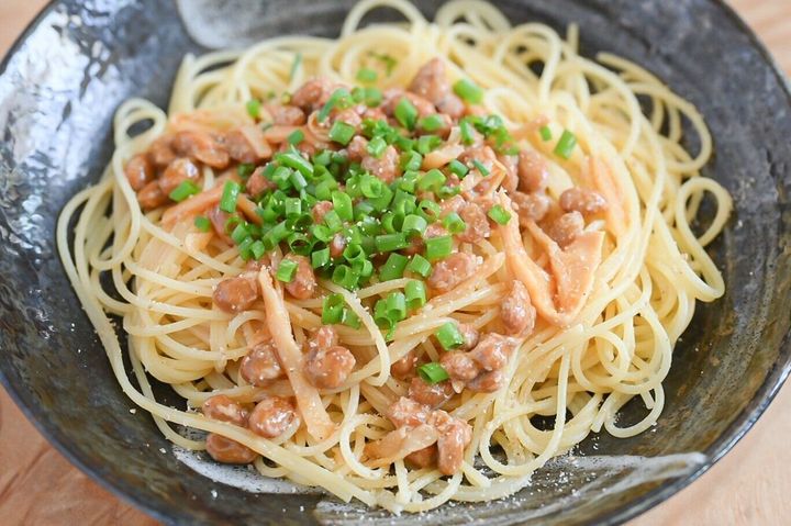 納豆パスタ