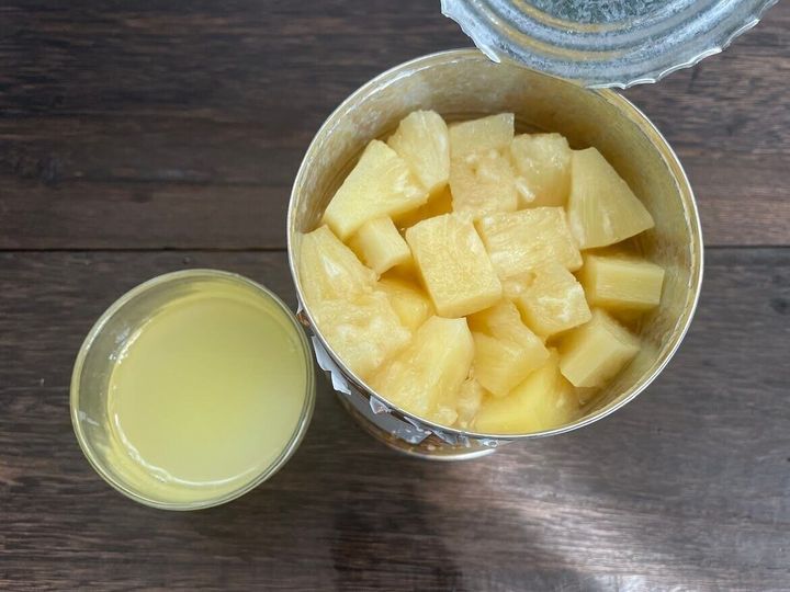 パインジュース漬けになっている!