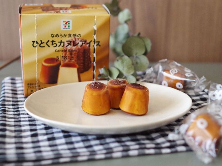 小さい?!でも買っちゃう!【セブン】新作アイスの“ひとくちカヌレ”が絶品です