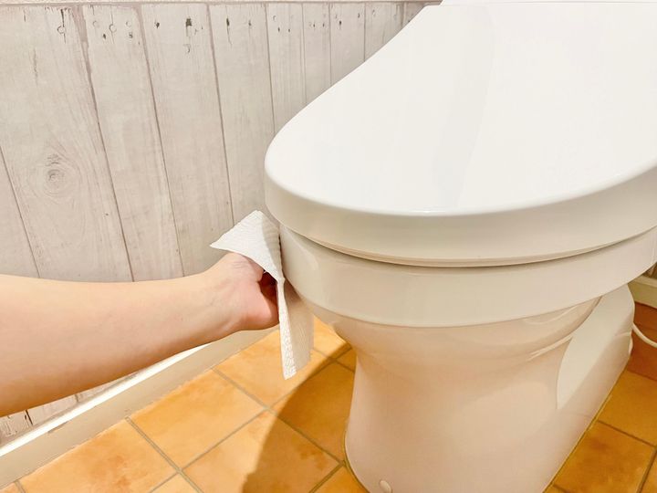 トイレのマット、カバー類をやめた