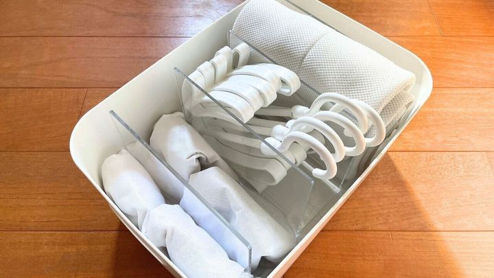 洗濯グッズを収納した事例