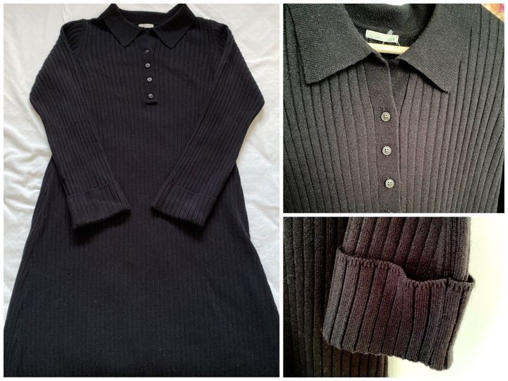 Gu 一枚で様になる リブニットポロワンピース サンキュ Style Gu 一枚で様になる リブニットポロワンピース サンキュ Style