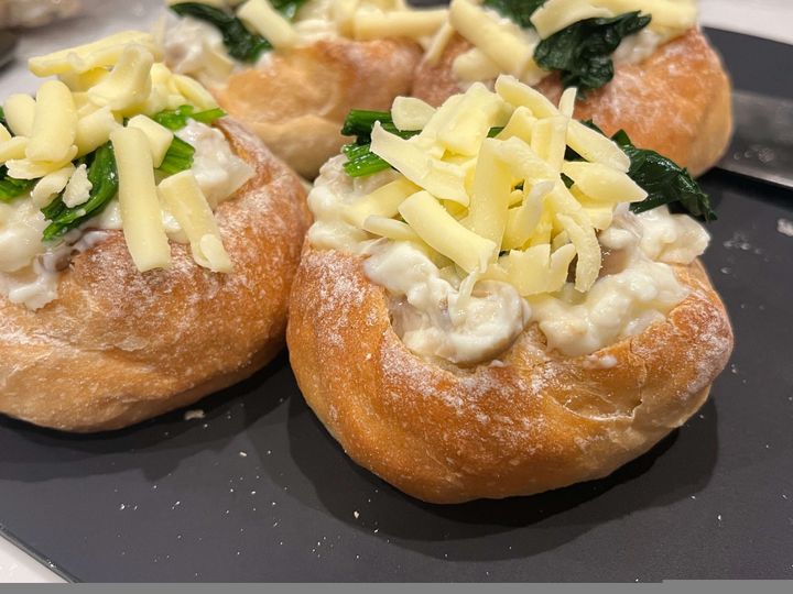 チーズをのせたあと2