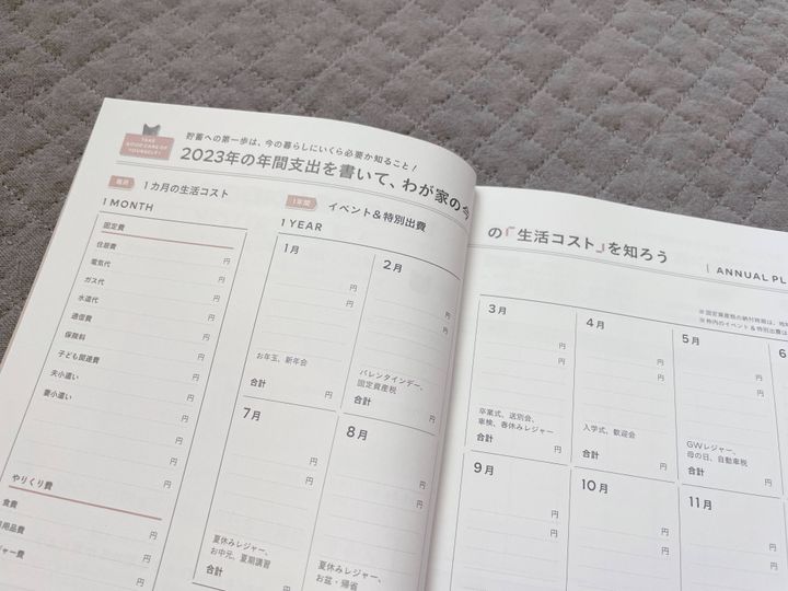 【別冊付録1】1000万円貯まる家計簿手帳2024