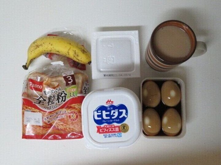 コンロを使わないものを朝食に