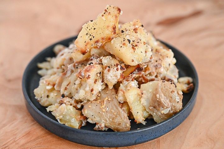 焼き新じゃがいもの粒マスタードサラダ