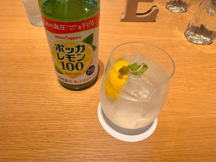 ポッカレモンソーダ割り