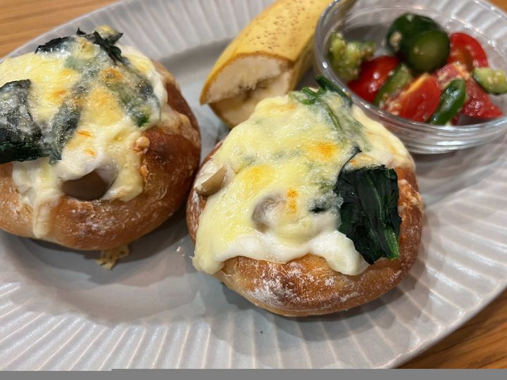 グラタンで作る朝ごパン