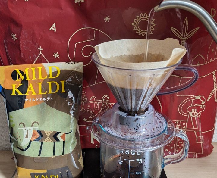 ダイソー「おこのみドリッパー」とカルディ マイルドカルディ