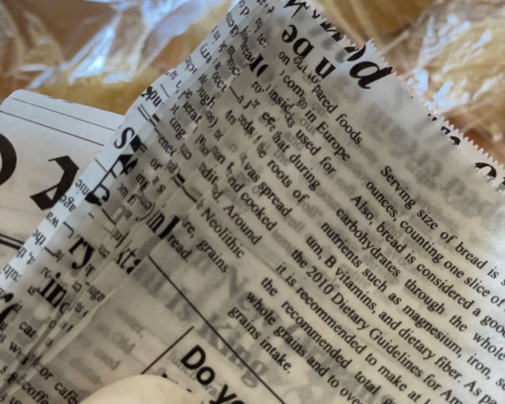 クッキングシートは絵柄のないものでも大丈夫。