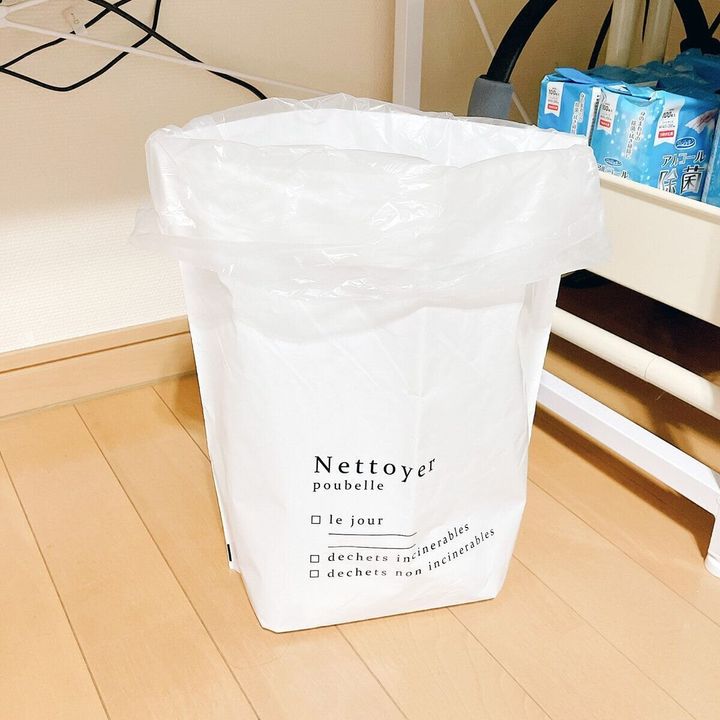 自立型ゴミ袋+ゴミ袋
