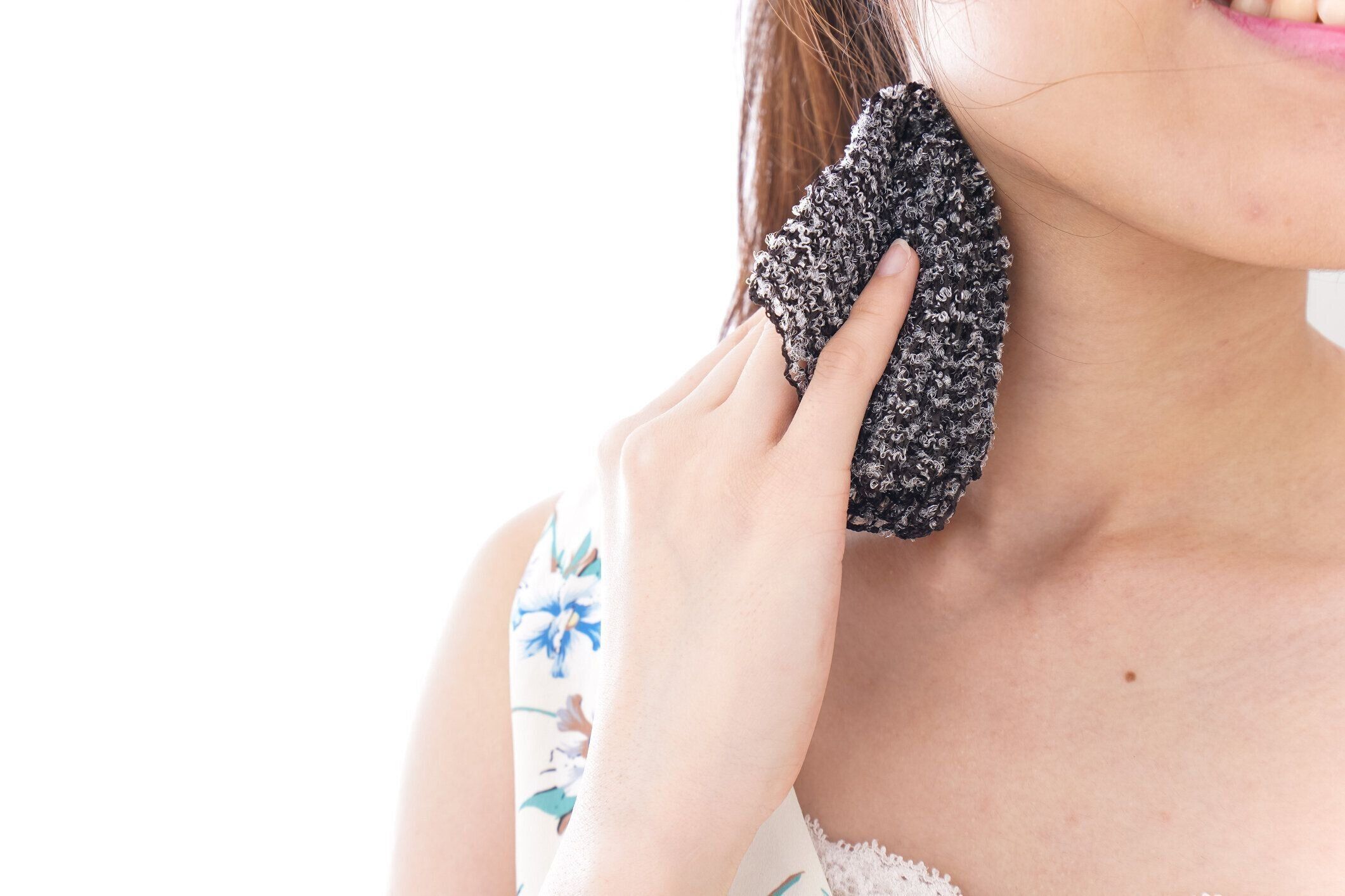 若い女性の発汗