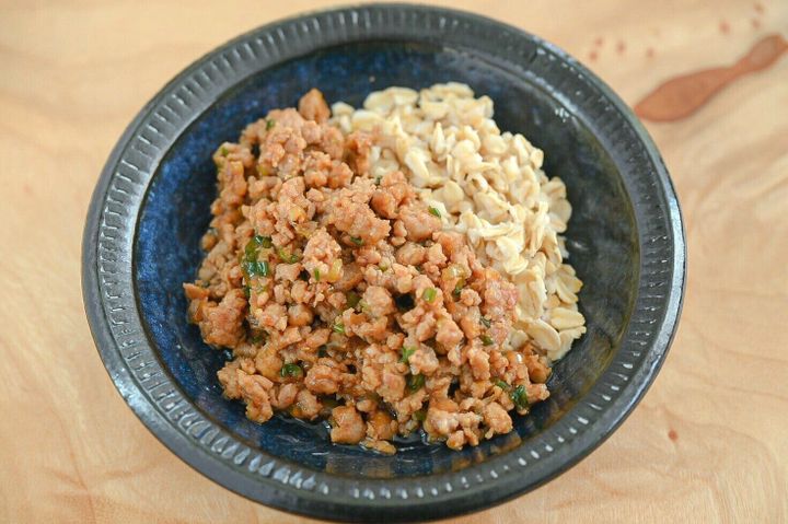 スタミナオートミール丼