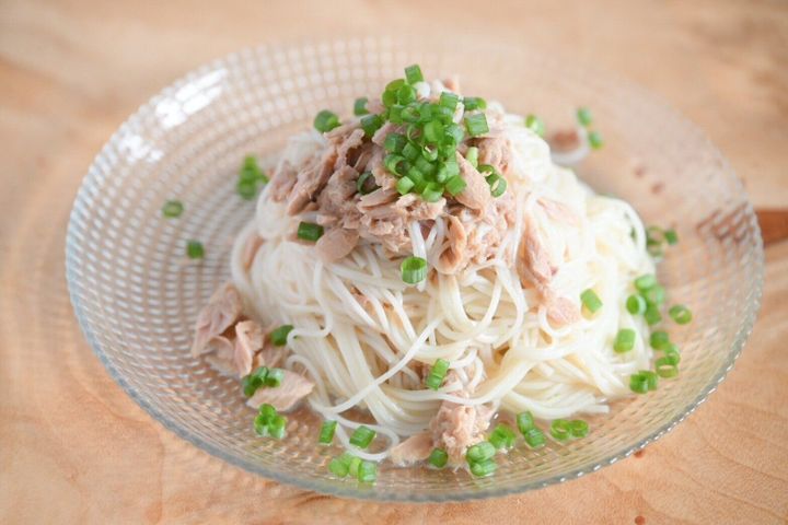 カルディオリジナル 瀬戸内レモンオリーブオイルつゆの和えそうめん