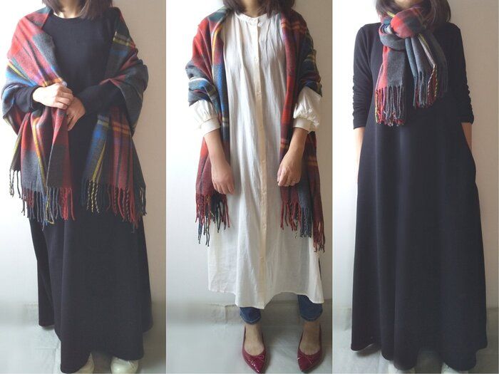 【coca】コスパ抜群♡「大判ストール」が春先まで大活躍！