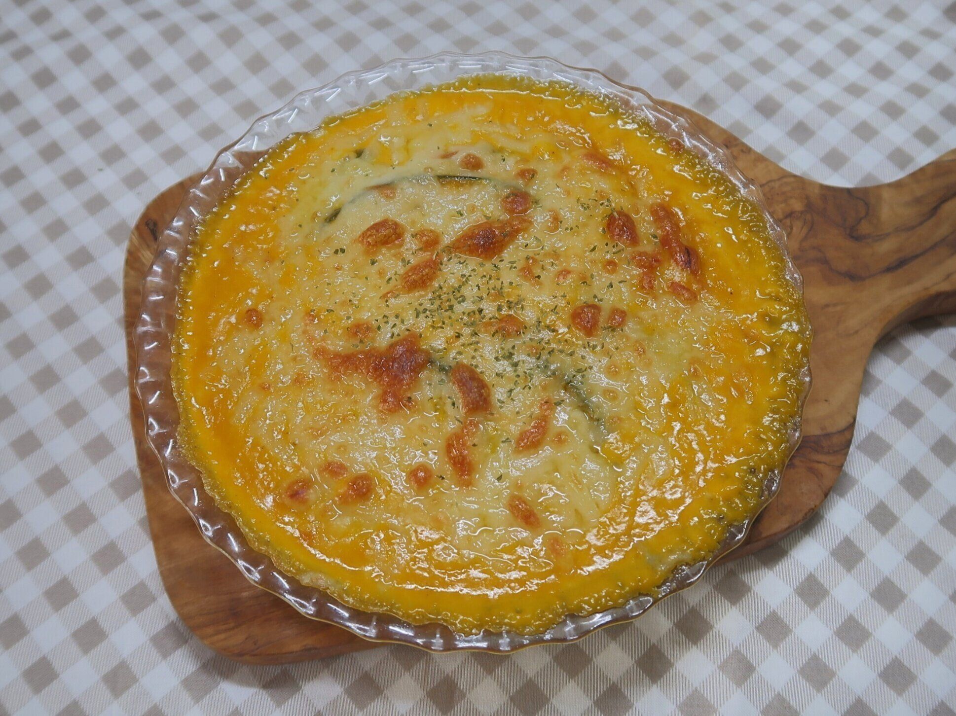 【旬食材】フライパン不要！「かぼちゃのクリーミーグラタン」のつくり方