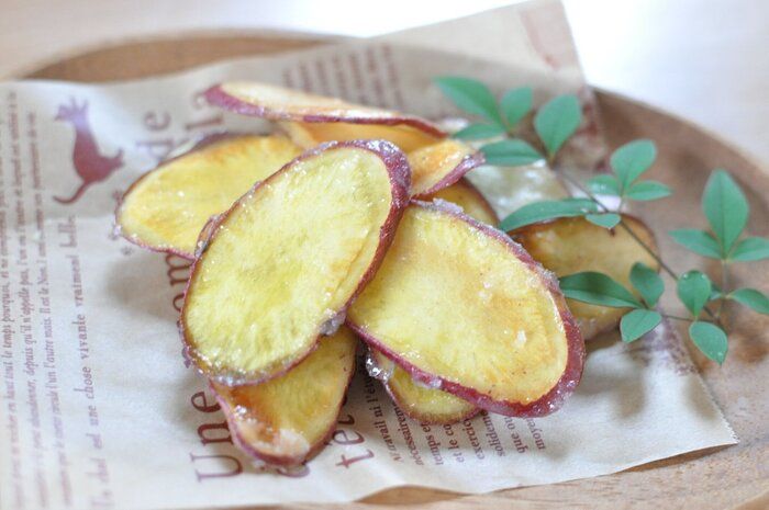 食べすぎ注意【生姜風味の芋けんぴ】爽やか生姜風味がやみつきになる！チップスで作る基本のレシピ