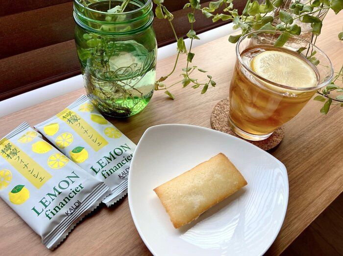 カルディ「檸檬フィナンシェ」レモン風味が爽やか！冷やしても美味