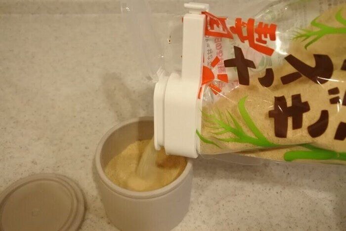 容器に入りきらなかった袋入り食品の保管どうしてる？セリアの〇〇クリップが便利！