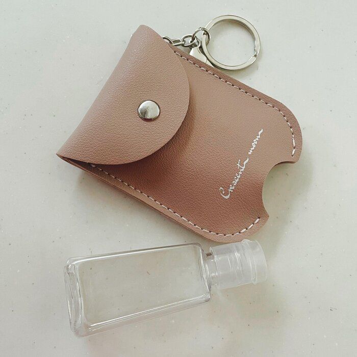 【ダイソー】お出かけ時のマストアイテム！消毒ジェルも可愛く持てる！