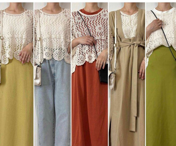 【しまむら】1639円かぎ針編みニットはアラフォーには可愛すぎ？大人女子向けの着こなしをご紹介！