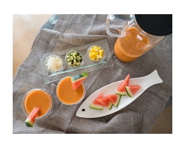 暑い日の食事にピッタリ! スイカのガスパチョ　【レシピあり】